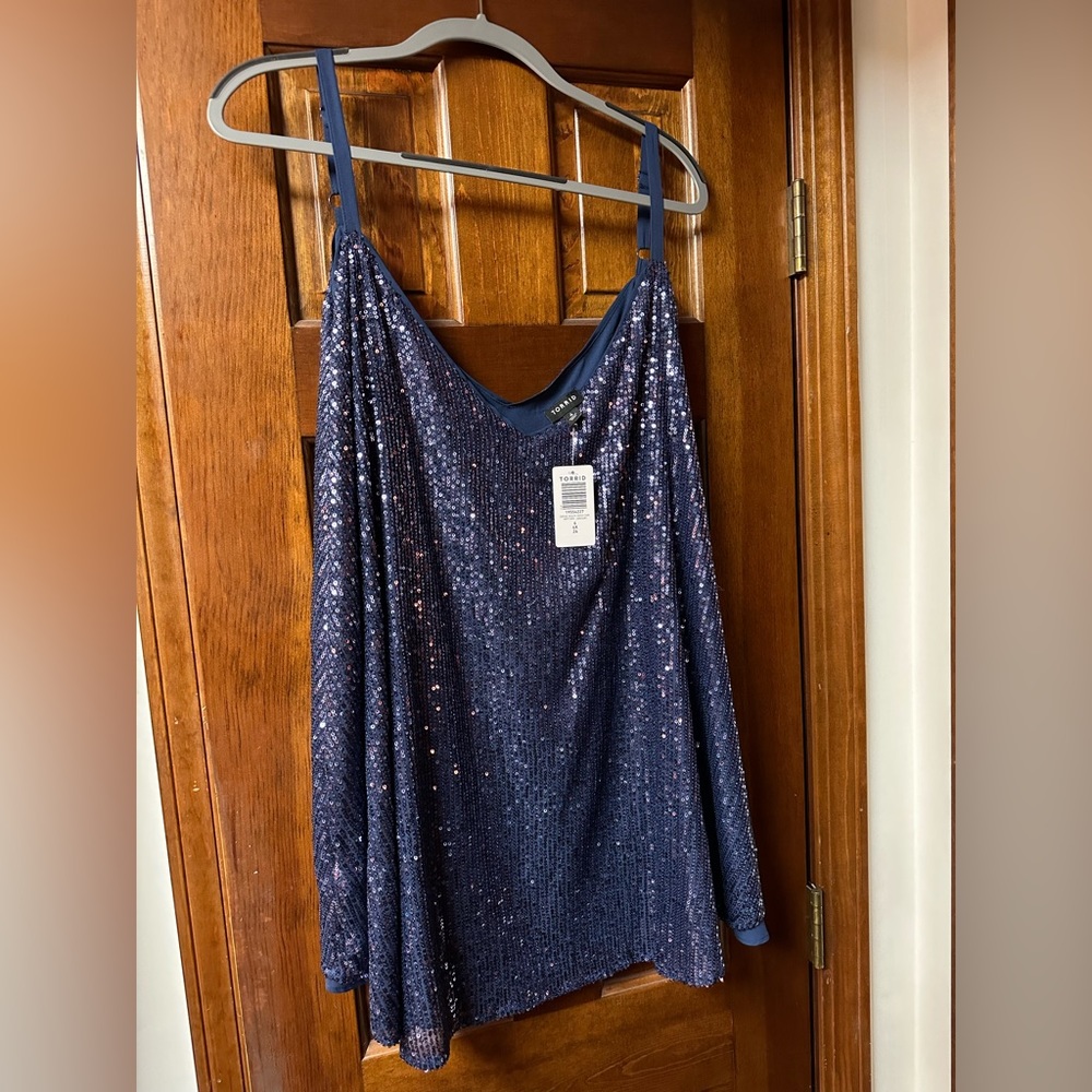 Torrid Sequin Tank top brand new with tags